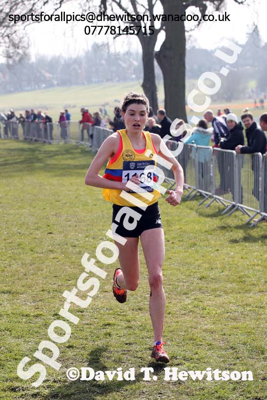 Senior womens 2016 Inter Counties Cross Country Champs. and Cross Challenge Final, Cofton Park, Birmingham. Photo: David T. Hewitson/Sports for All Pics